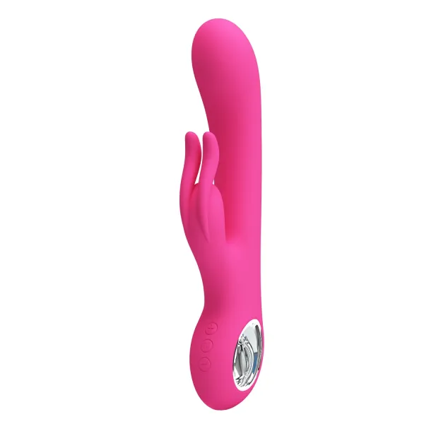 Vibratore rabbit silicone extra piacere 19 cm