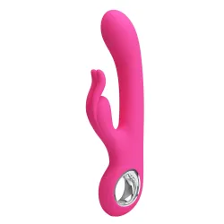 Vibratore rabbit silicone extra piacere 19 cm Vibratore rabbit silicone extra piacere 19 cm