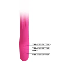 Vibratore rabbit silicone extra piacere 19 cm Vibratore rabbit silicone extra piacere 19 cm