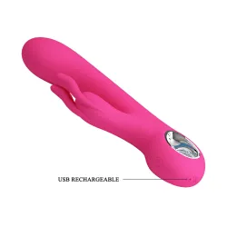 Vibratore rabbit silicone extra piacere 19 cm Vibratore rabbit silicone extra piacere 19 cm