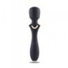 Massaggiatore Magic Wand in silicone nero Massaggiatore Magic Wand in silicone nero