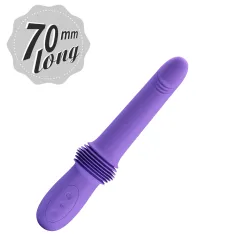 Vibratore realistico a spinta viola 29-32 cm Vibratore realistico a spinta viola 29-32 cm