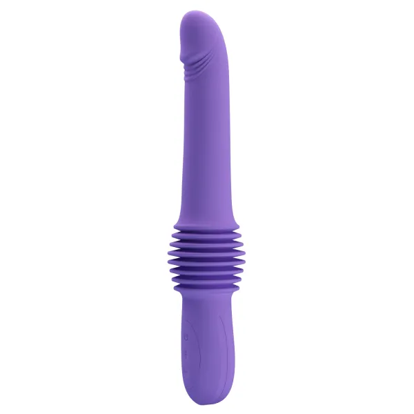 Vibratore realistico a spinta viola 29-32 cm