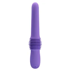Vibratore realistico a spinta viola 29-32 cm Vibratore realistico a spinta viola 29-32 cm