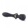 Massaggiatore Magic Wand in silicone nero Massaggiatore Magic Wand in silicone nero