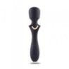 Massaggiatore Magic Wand in silicone nero Massaggiatore Magic Wand in silicone nero