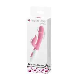 Vibratore Rabbit realistico rosa 19 cm Vibratore Rabbit realistico rosa 19 cm