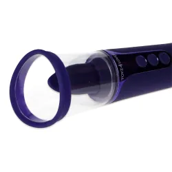 Vibratore vaginale con lingua 2 in 1 viola