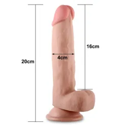 Fallo Realistico Skin pelle chiara 20 cm Fallo Realistico Skin pelle chiara 20 cm