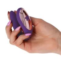 Vibratore di coppia telecomandato viola