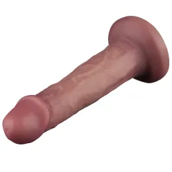 Dildo vibrante ventosa mulatto Cock 20 cm Dildo vibrante ventosa mulatto Cock 20 cm