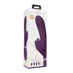 Vibratore rabbit Etsu viola con 4 accessori Vibratore rabbit Etsu viola con 4 accessori