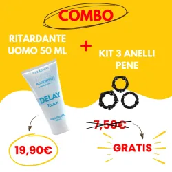 Ritardante uomo 50 ml + 3 anelli pene gratis Ritardante uomo 50 ml + 3 anelli pene gratis