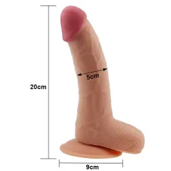 Dildo Realistico Ultra Soft Tarant 20 cm Dildo Realistico Ultra Soft Tarant 20 cm