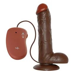 Fallo realistico vibrante XXL 25,5 cm Fallo realistico vibrante XXL 25,5 cm