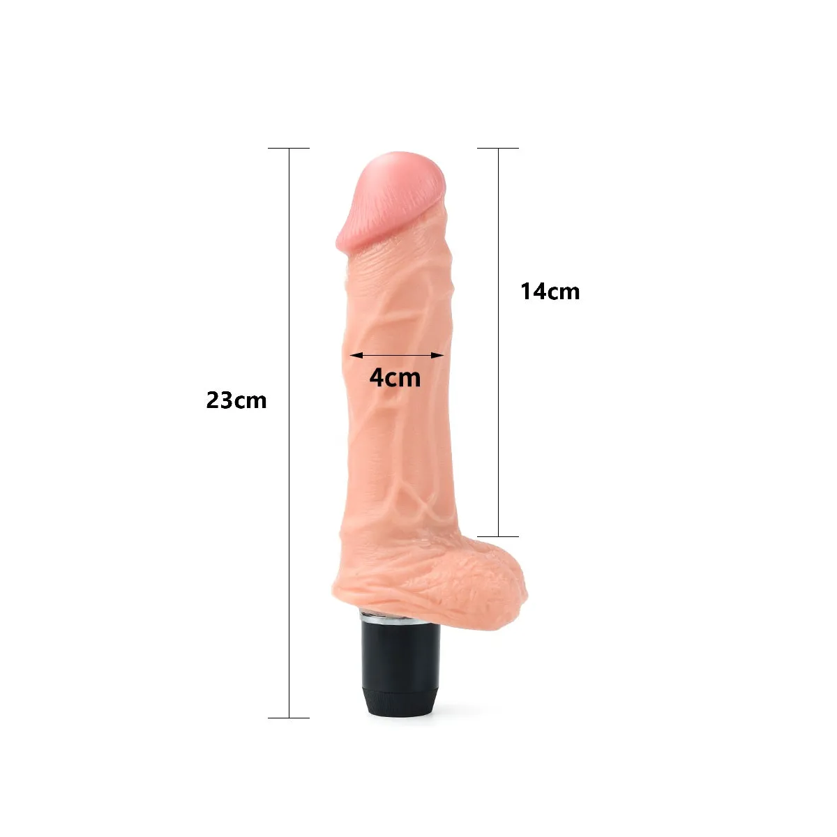 Vibratore realistico Stan 23 cm
