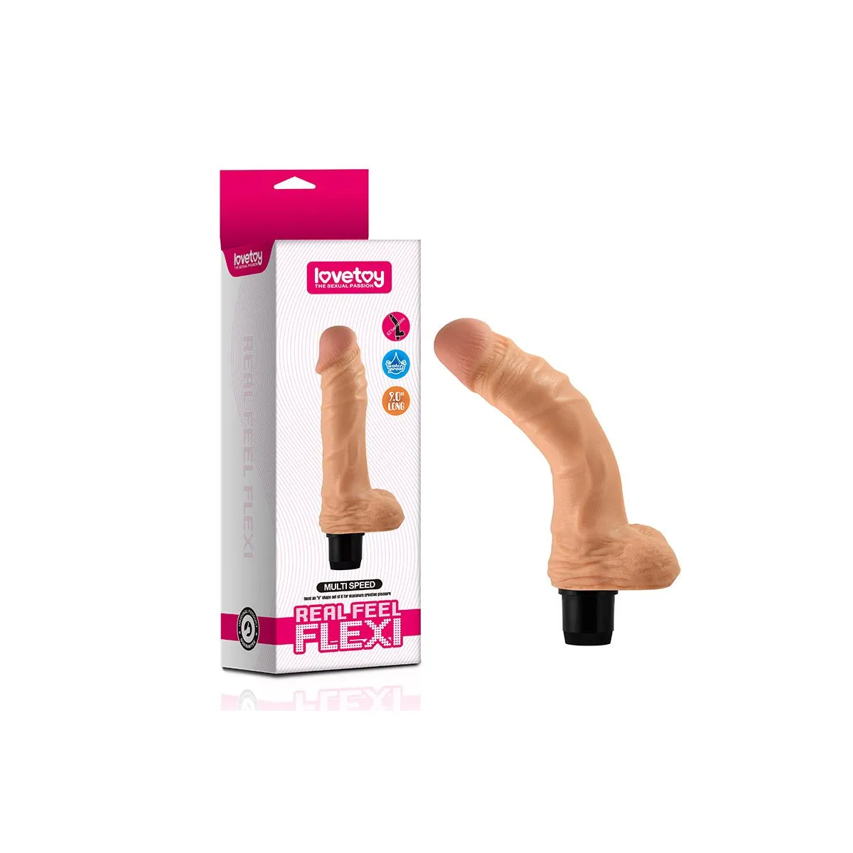 Vibratore realistico Stan 23 cm