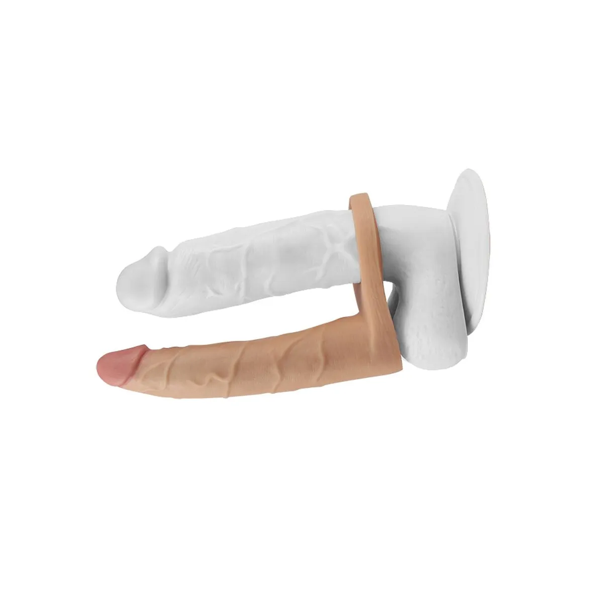 Dildo indossabile doppia penetrazione 18 cm Dildo indossabile doppia penetrazione 18 cm