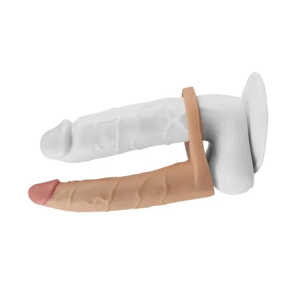 Dildo indossabile doppia penetrazione 18 cm