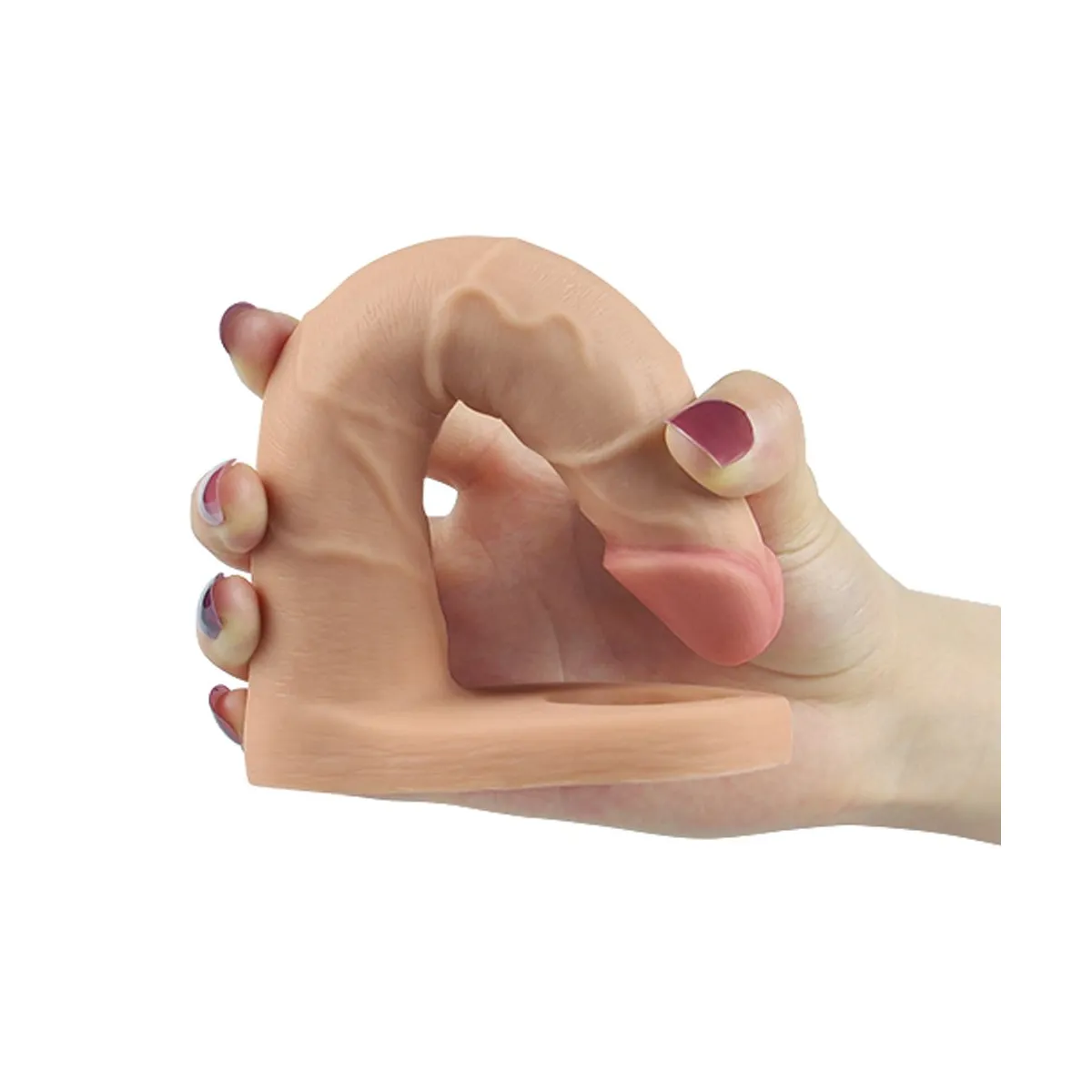 Dildo indossabile doppia penetrazione 18 cm Dildo indossabile doppia penetrazione 18 cm