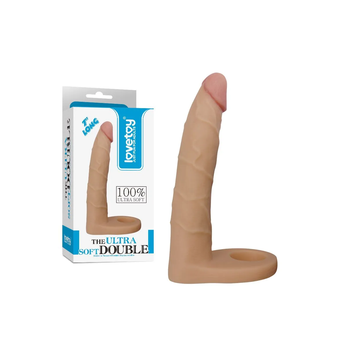 Dildo indossabile doppia penetrazione 18 cm Dildo indossabile doppia penetrazione 18 cm