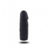 Cintura strapon e fallo Hot Stuff nera 10 cm Cintura strapon e fallo Hot Stuff nera 10 cm