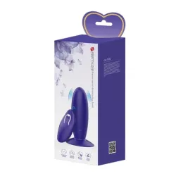Plug anale vibrante con telecomando viola