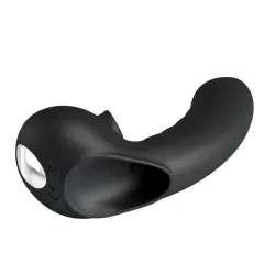 Vibratore punto G da dito e lingua stimolante