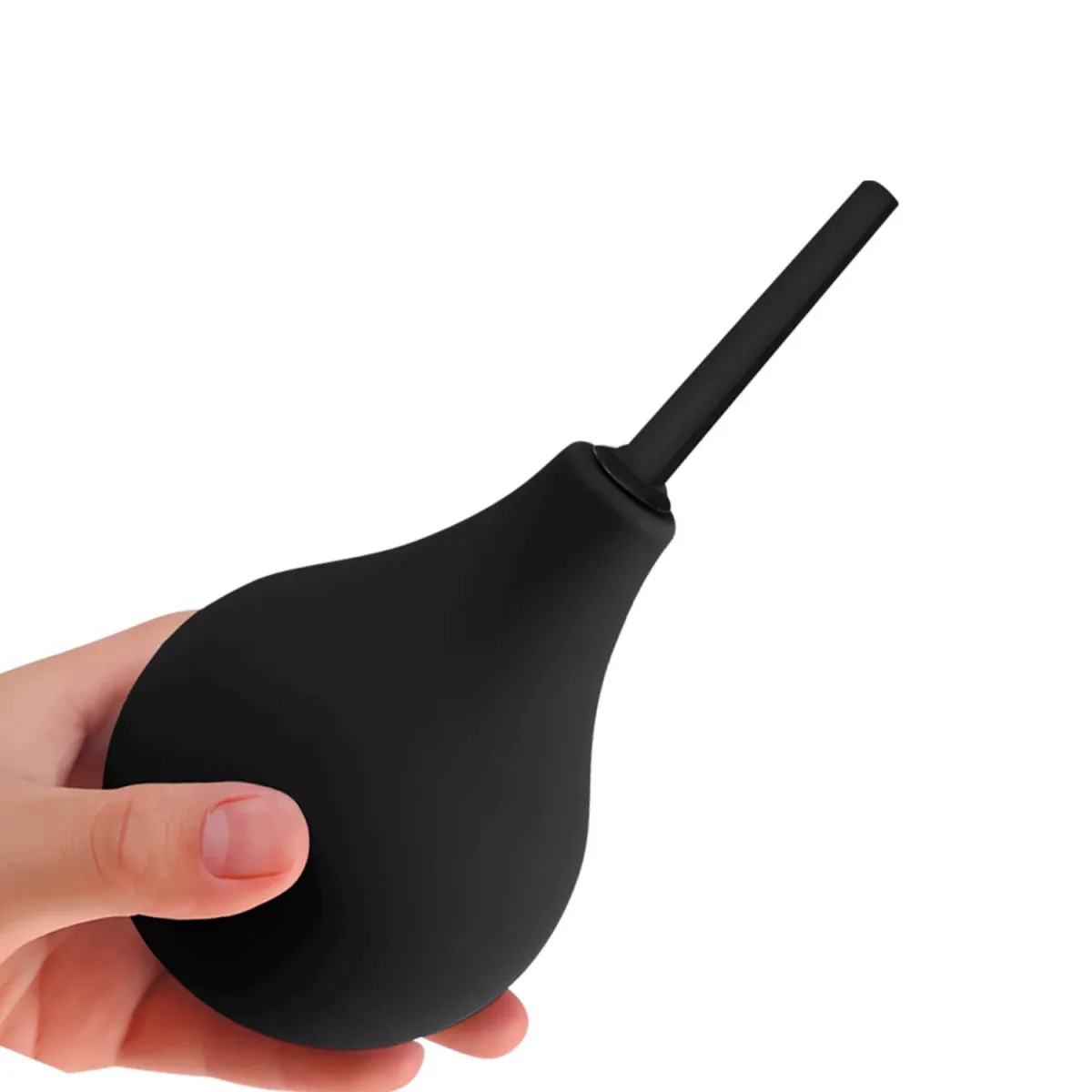 Doccia anale in silicone 224 ml nera