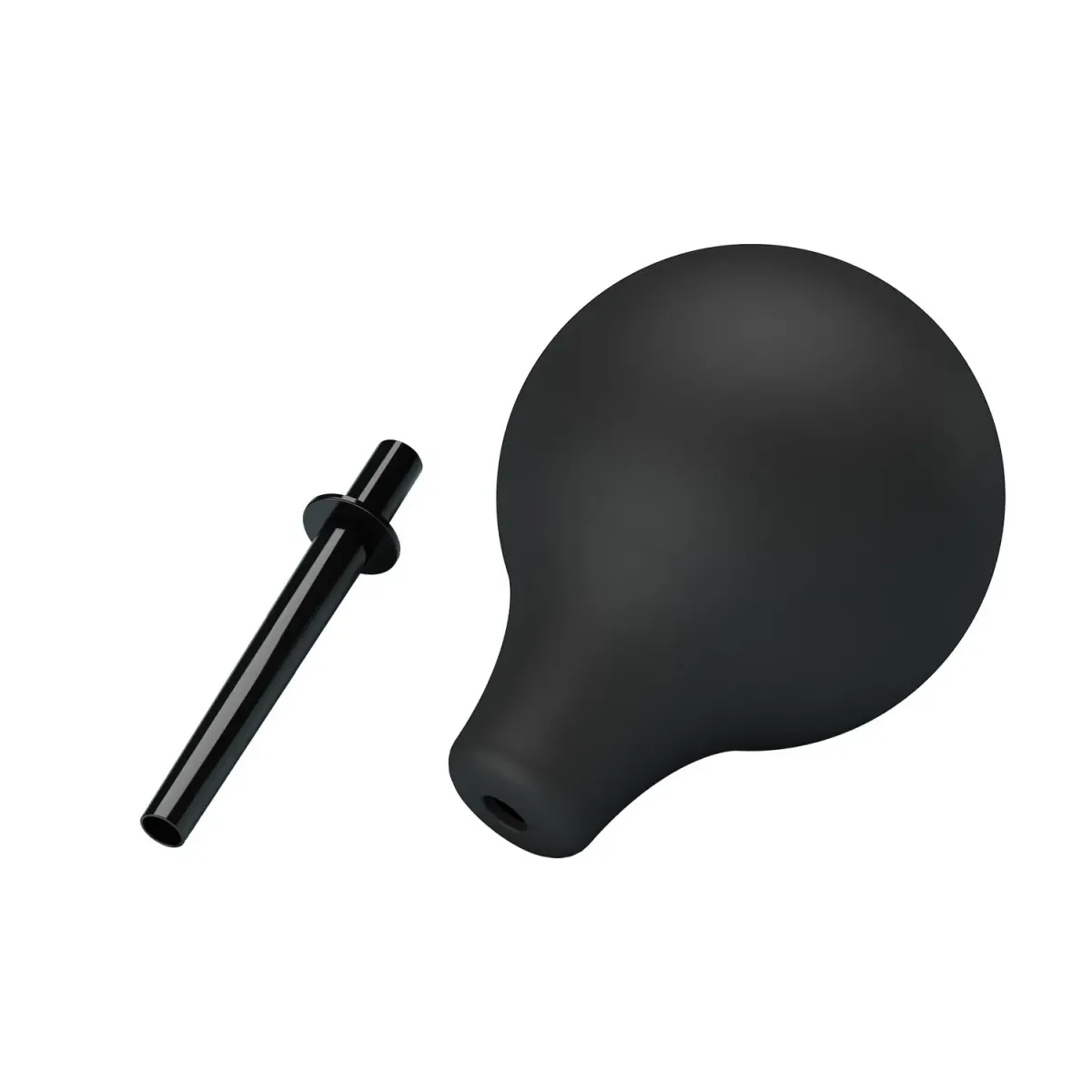 Doccia anale in silicone 224 ml nera