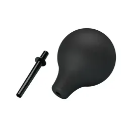 Doccia anale in silicone 224 ml nera