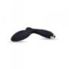 Vibratore prostata silicone nero 10 cm Vibratore prostata silicone nero 10 cm