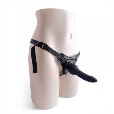 Cintura strapon e fallo Naughty nera 14 cm