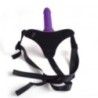 Cintura strapon e fallo Naughty viola 14 cm Cintura strapon e fallo Naughty viola 14 cm