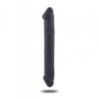 Doppio fallo realistico nero 23 cm