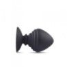 Plug anale con ventosa silicone Pine nero Plug anale con ventosa silicone Pine nero