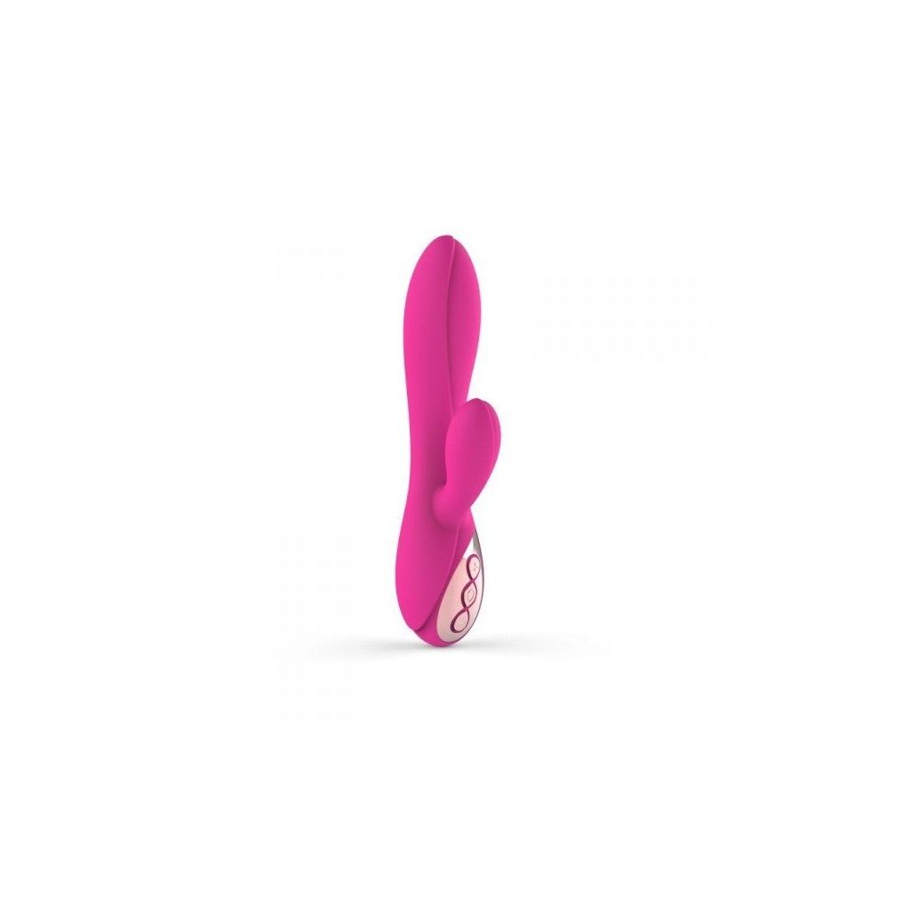 Vibratore rabbit doppio con stimolatore clitoride fallo dildo vibrante vaginale in silicone whale