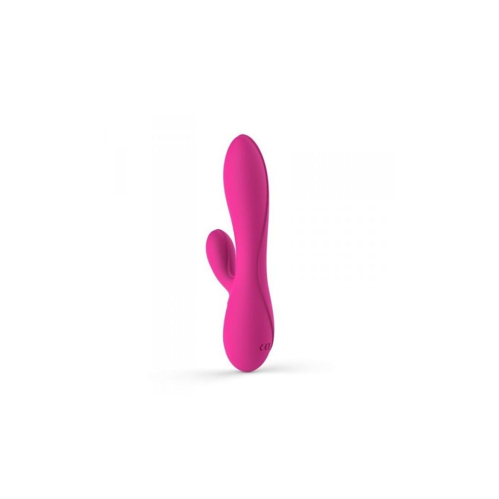 Vibratore rabbit doppio con stimolatore clitoride fallo dildo vibrante vaginale in silicone whale