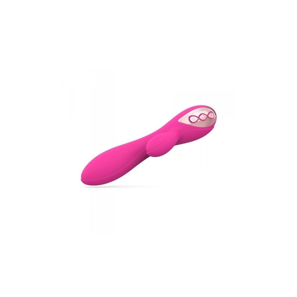 Vibratore rabbit doppio con stimolatore clitoride fallo dildo vibrante vaginale in silicone whale