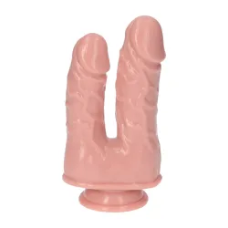 Dildo Doppio Cabe con ventosa 17,5 cm Dildo Doppio Cabe con ventosa 17,5 cm
