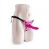 Cintura strapon e fallo Naughty fucsia 14 cm Cintura strapon e fallo Naughty fucsia 14 cm