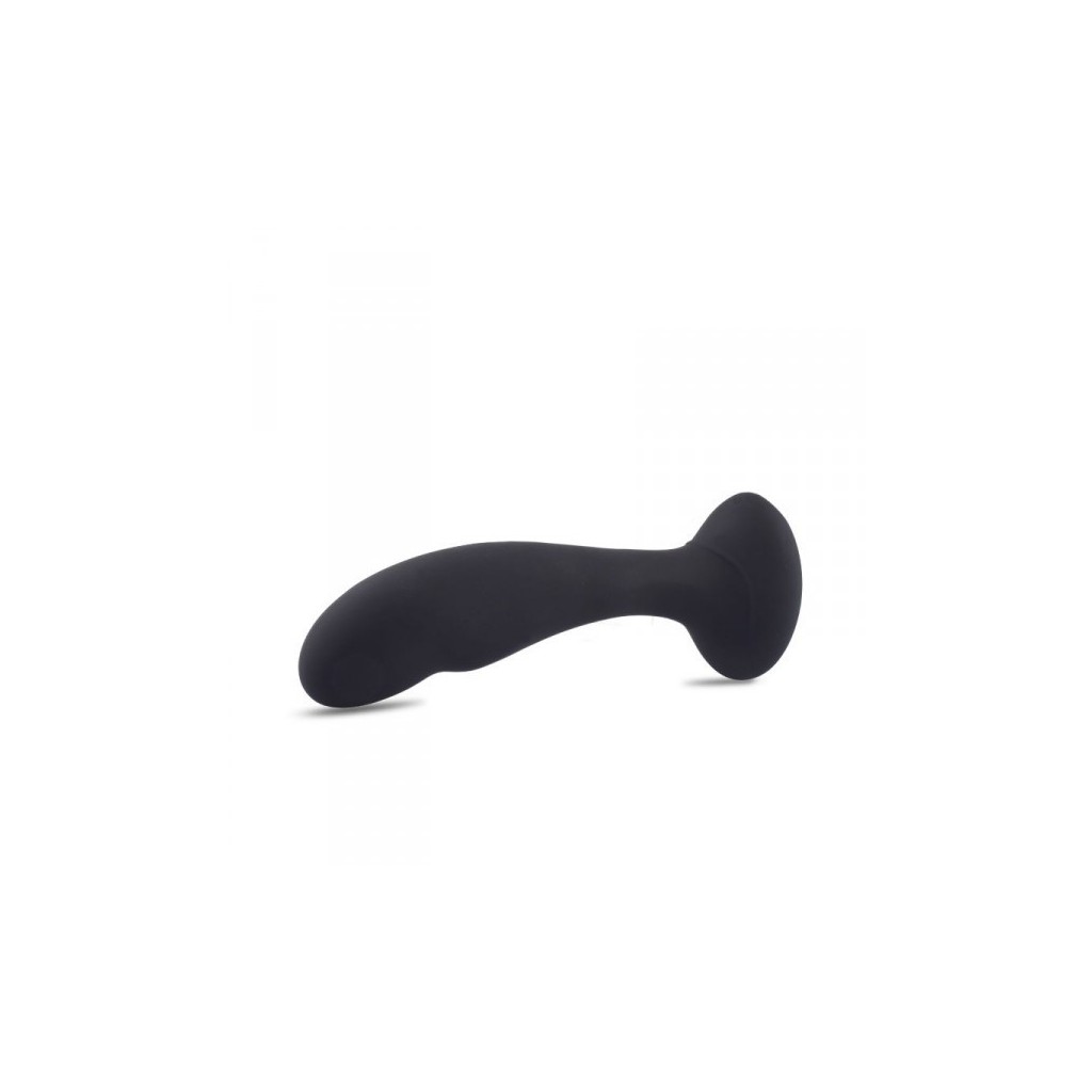 Vibratore anale dildo fallo vibrante ricaricabile in silicone nero con telecomando