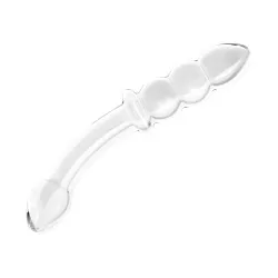 Dildo Anale in vetro Glass Romance 18 cm
