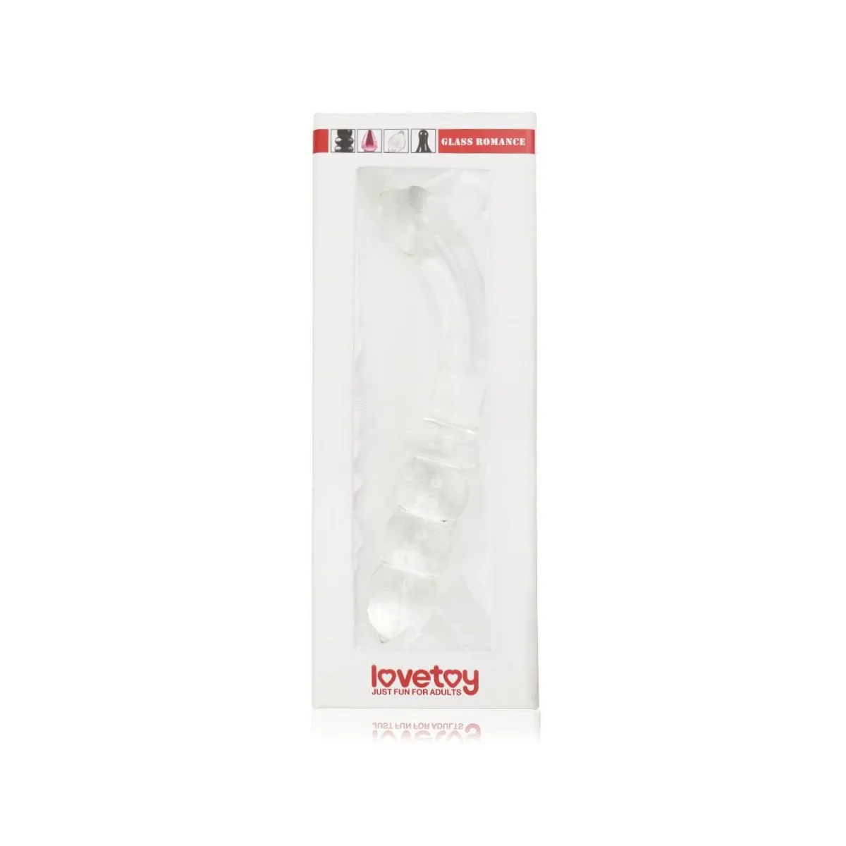 Dildo Anale in vetro Glass Romance 18 cm