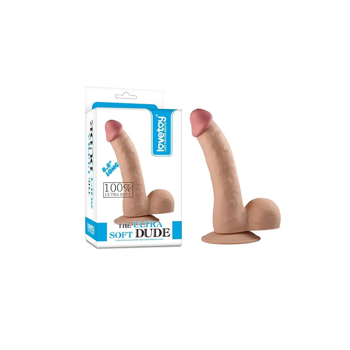 Dildo Realistico Ultra Soft Eogan 20 cm Dildo Realistico Ultra Soft Eogan 20 cm