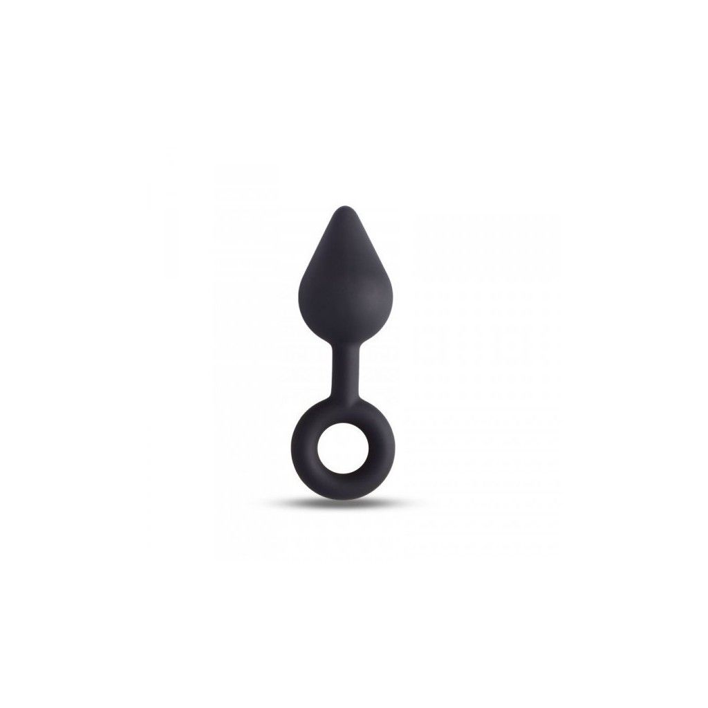 Plug anale but dildo black nero con anello sex toys massaggiatore anal