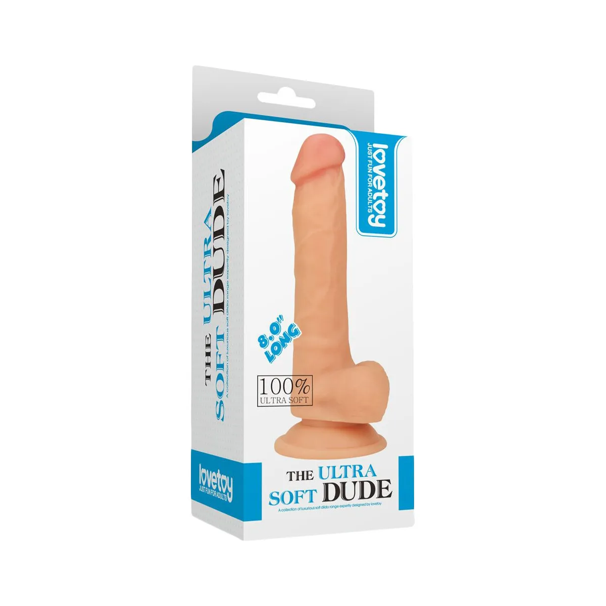 Dildo Realistico Ultra Soft Dude 20 cm Ø 4