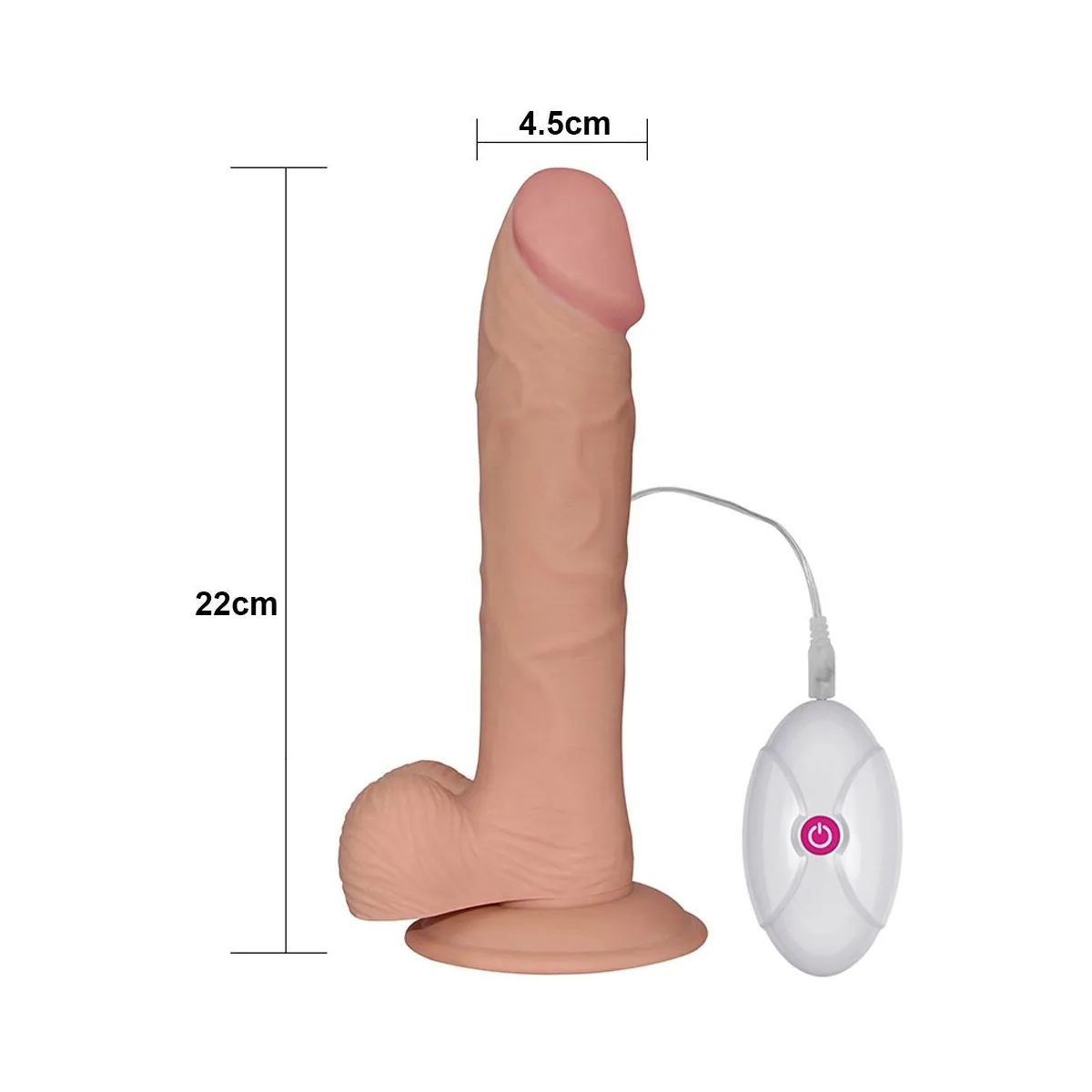 Vibratore Ultra Realistico Zac 22 cm