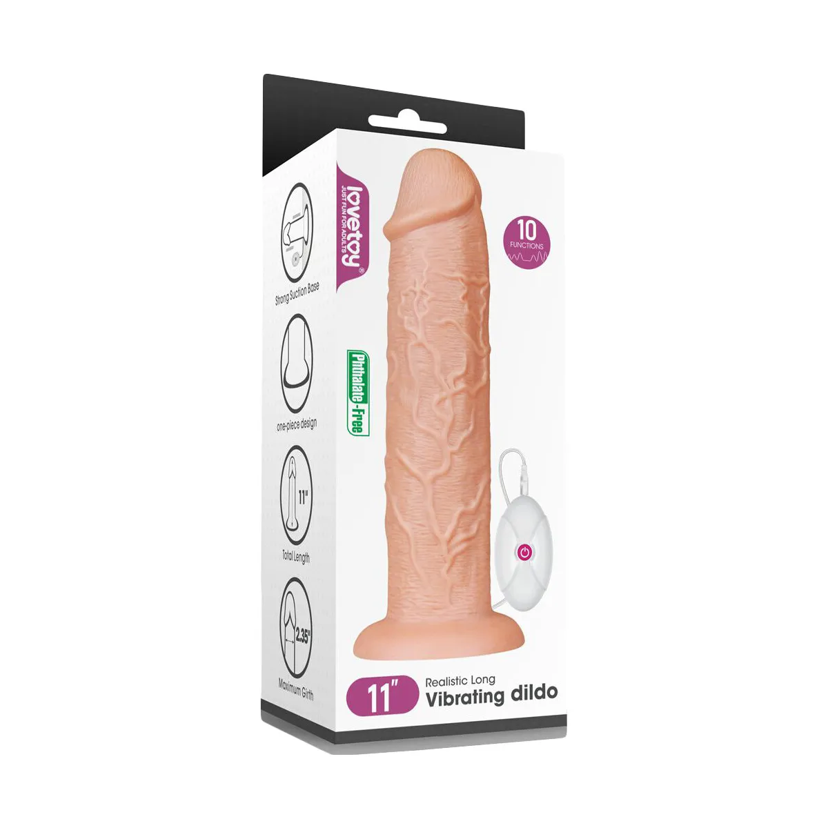 Vibratore realistico XXL King-Size 28 cm