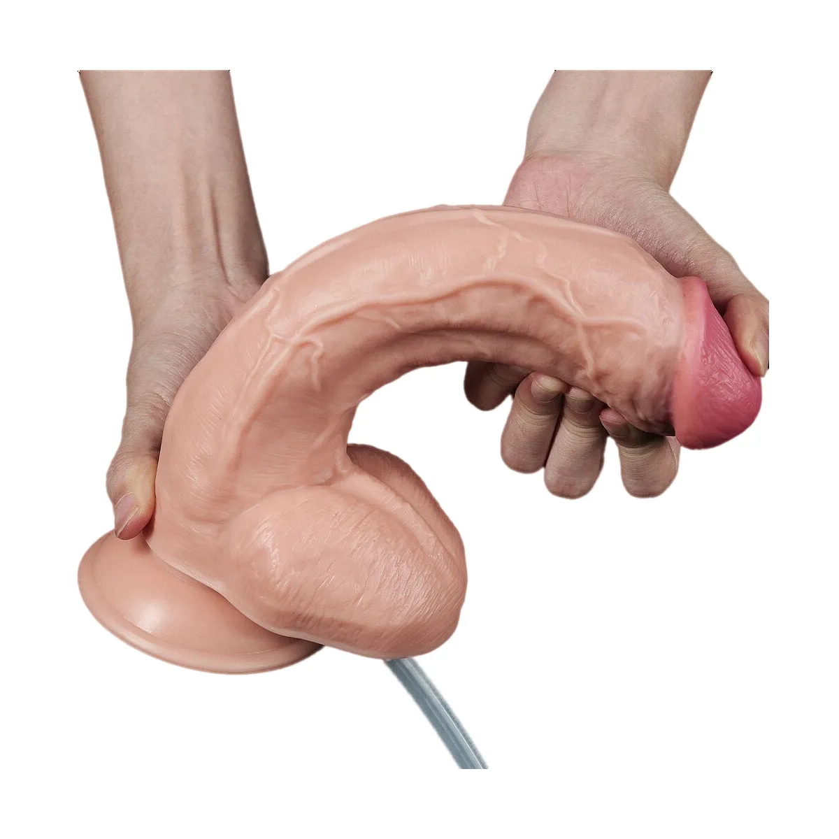 Dildo realistico XXL eiaculante squirt 25,4cm